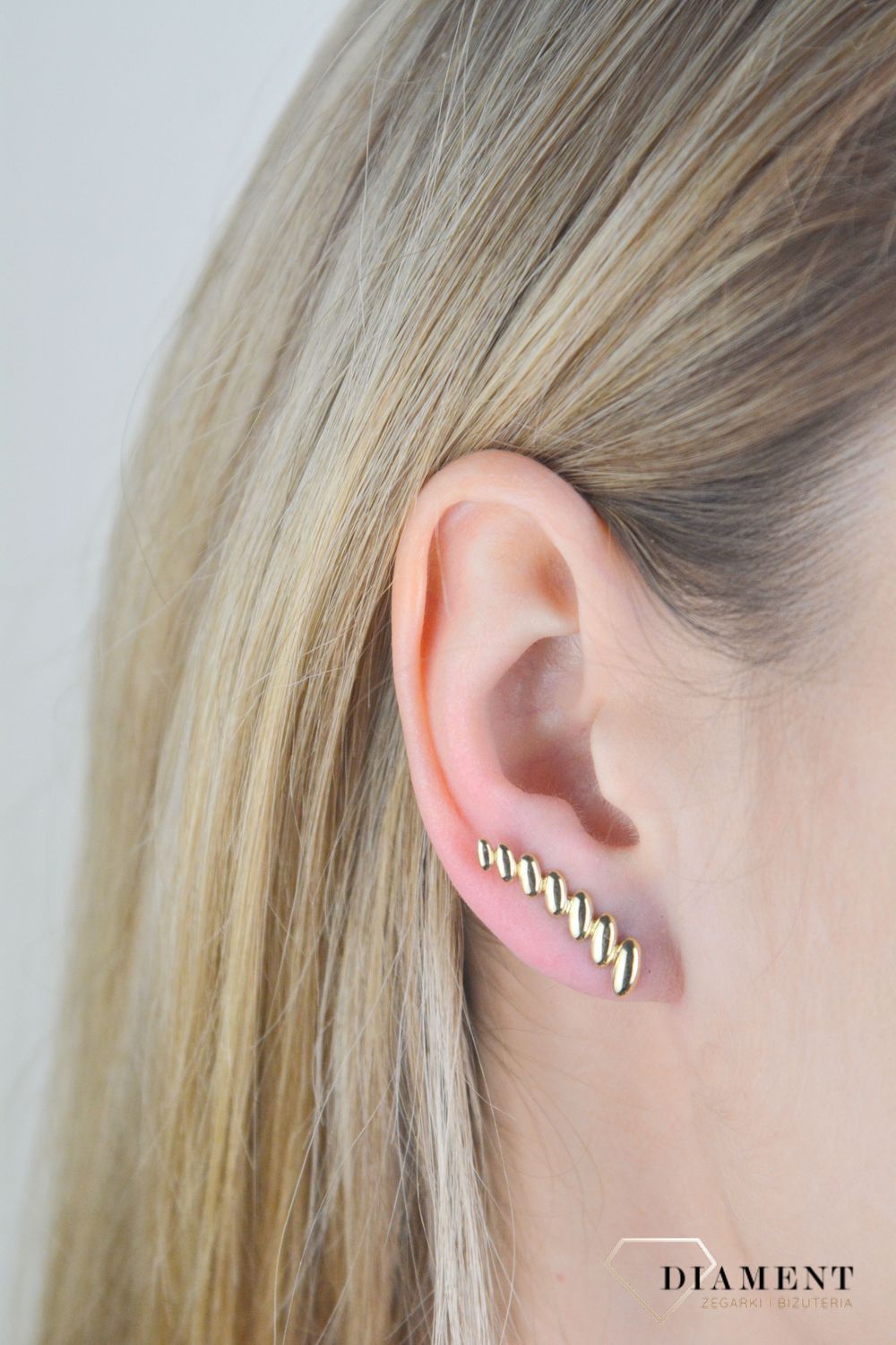 Złote kolczyki 375 nowoczesny wzór na sztyft KL 4076 375.jpg